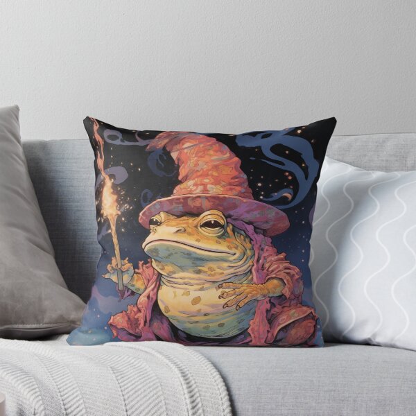 Item preview, Wizard Toad Frog Casting a Spell designed and sold by egneveRArt.