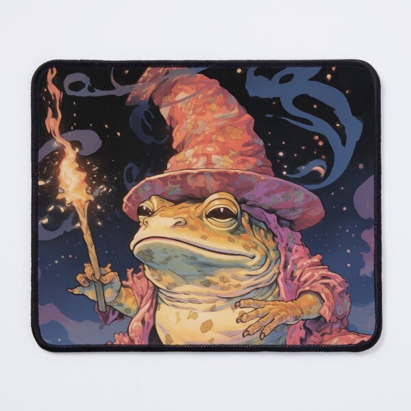 Item preview, Wizard Toad Frog Casting a Spell designed and sold by egneveRArt.