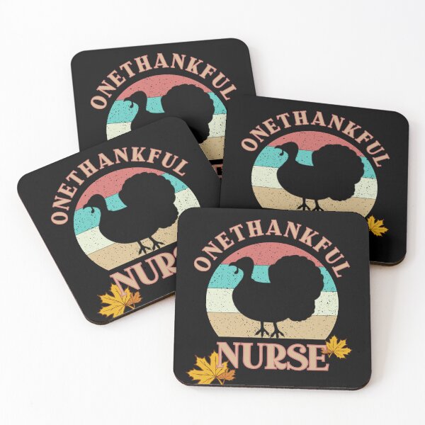 Item preview, One Thankful turkey Nurse Thanksgiving Day designed and sold by Zikozaki.