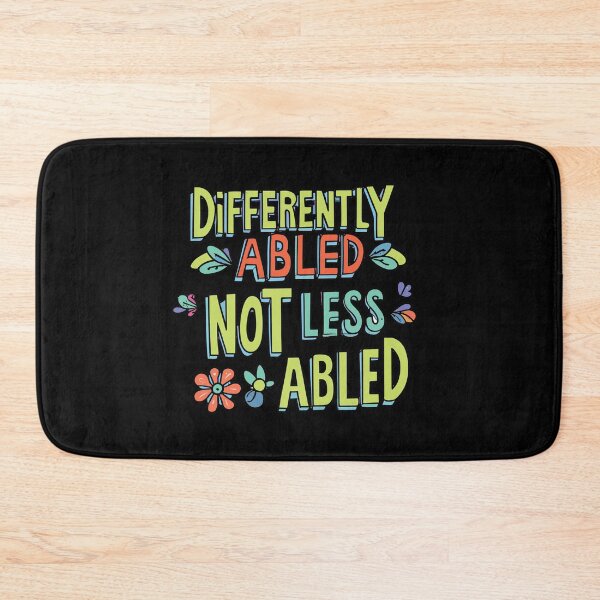 Item preview, Empowering Tee: Differently-abled, not less-abled designed and sold by Celebration Printables.