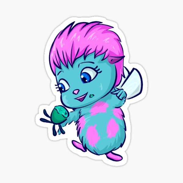 Puffball Bibble Cute Meme Sticker Sticker