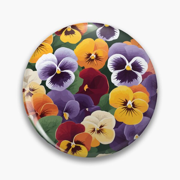 Item preview, Pansy Flowers Pattern designed and sold by WildlifeInc.