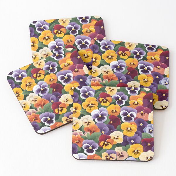 Item preview, Pansy Flowers Pattern designed and sold by WildlifeInc.