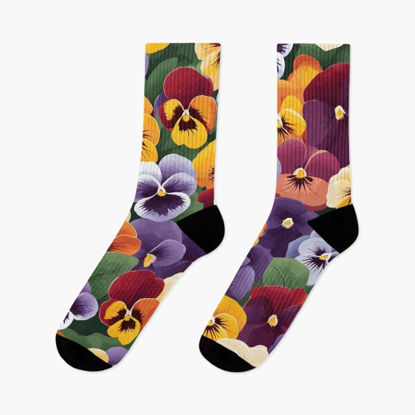 Item preview, Pansy Flowers Pattern designed and sold by WildlifeInc.