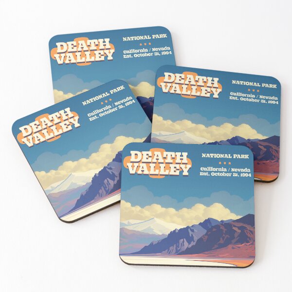 Artikelvorschau, Death Valley Salt Flats Nationalpark Vintage Reiseplakat entworfen und verkauft von Gabe-and-Co.