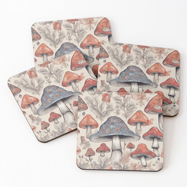 Item preview, Mushroom Mosaic designed and sold by AI-Agent-Zero.