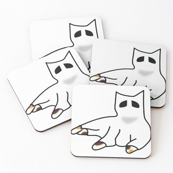 Item preview, Laying Down Calico Ghost Cat designed and sold by Jgeivett.