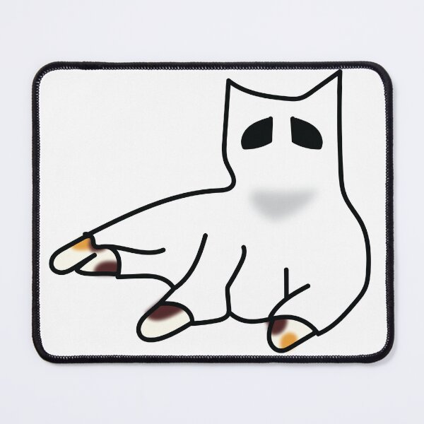 Item preview, Laying Down Calico Ghost Cat designed and sold by Jgeivett.