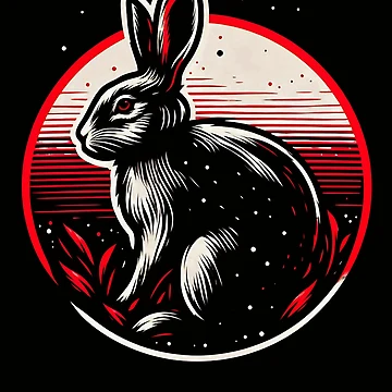 Artwork thumbnail, Playful Rabbit Design by GRASTORE