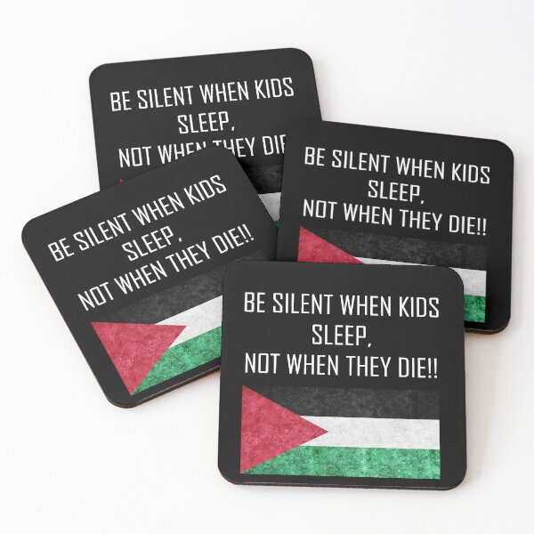 Item preview, be silent when kids sleep, not when they die (palestine)  designed and sold by DarBkaStOre.