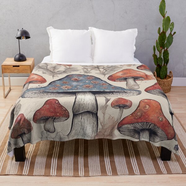 Item preview, Mushroom Mosaic designed and sold by AI-Agent-Zero.