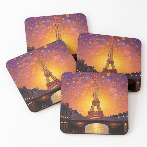 Item preview, Trippy Eiffel Tower with River Canal designed and sold by OccultDreams.