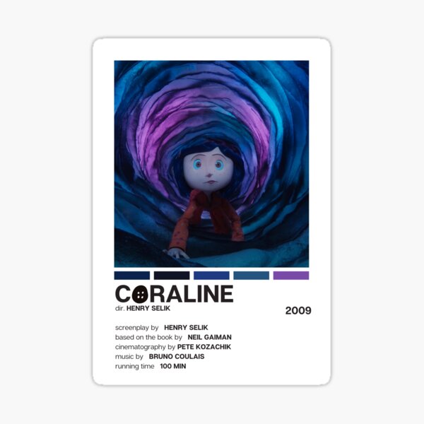 Artikel-Vorschau von Coraline (2009) Movie Poster, designt und verkauft von YellowishCat15.
