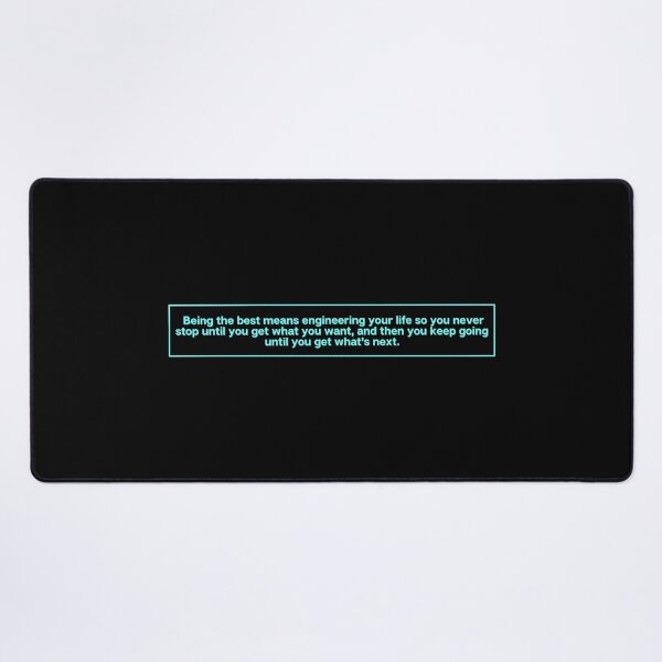 Item preview, Being the best means engineering your life so you never stop motivation quote manifest exam phd coding designed and sold by Morgan T Park.