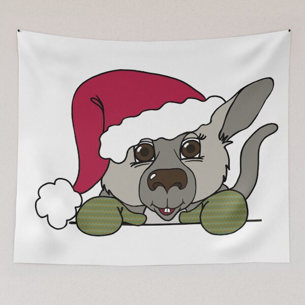 Item preview, "Kangaroo Santa" 1 | Merry Christmas designed and sold by LiseHoltArt.