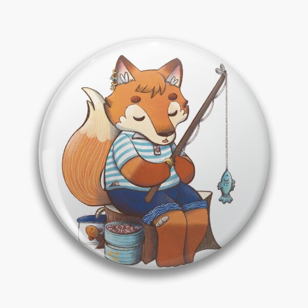 Item preview, Fisherman Fox designed and sold by Eleablue.