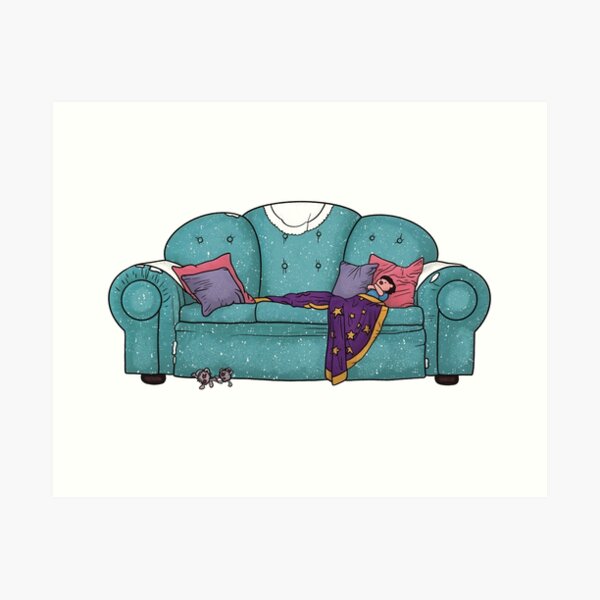 Couch Callipygous. Art Print