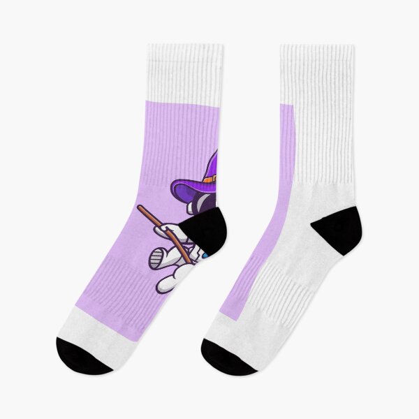 Item preview, Cute Witch Astronaut Flying with Magic Broom - Cartoon Icon designed and sold by hjian8219.