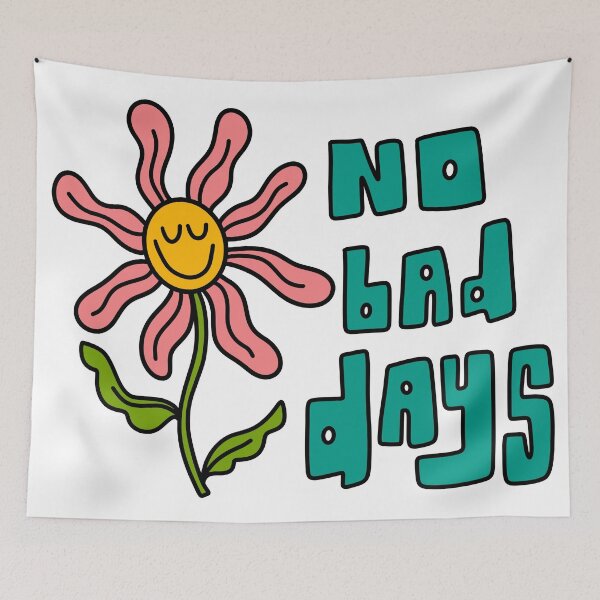 Item preview, No Bad Days Groovy Flower designed and sold by GraceMakes03.
