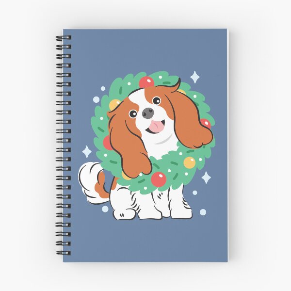 Item preview, Merry Christmas! Blenheim Cavalier King Charles Spaniel  designed and sold by Lulupainting.