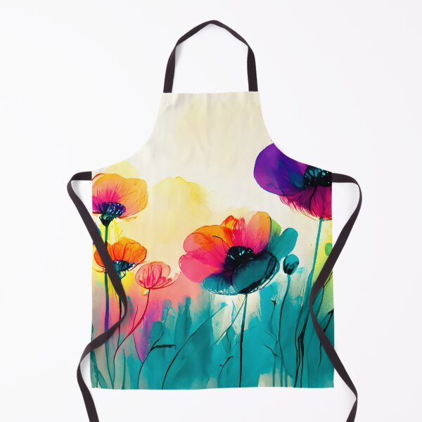 Item preview, Abstract Watercolor Flowers Maximalist – Poppys Watercolor designed and sold by Lannanun.
