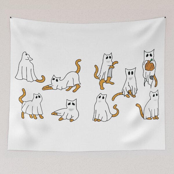 Item preview, Orange Ghost Cats designed and sold by Jgeivett.