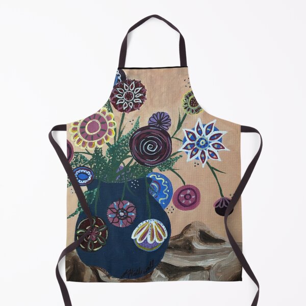 Item preview, Whimsical Flower Still Life #1 Acrylic Painting designed and sold by LindenTreeGifts.