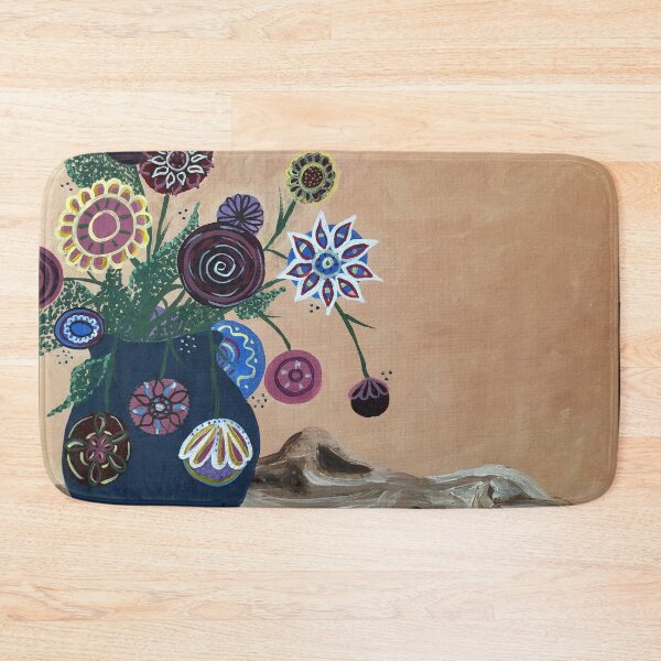 Item preview, Whimsical Flower Still Life #1 Acrylic Painting designed and sold by LindenTreeGifts.