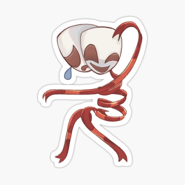 Item preview, Gangle The amazing digital circus sticker designed and sold by Stinkymuffins.
