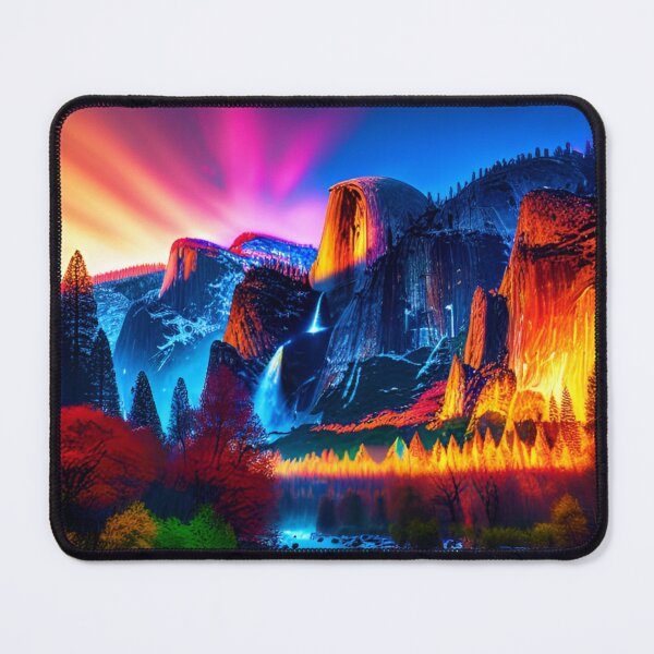 Item preview, Neon Rocky Mountains designed and sold by GrumpyMrGrouper.