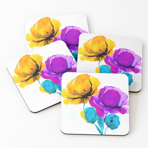 Item preview, Abstract  Watercolor Flowers Maximalist – Peonys  Watercolor designed and sold by Lannanun.