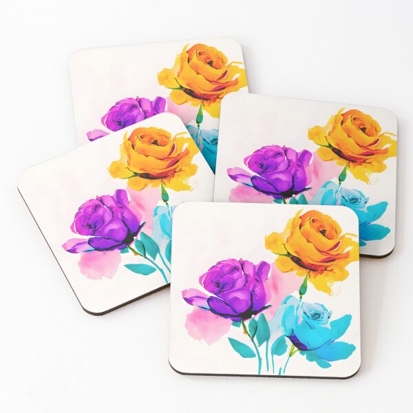 Item preview, Abstract  Watercolor Flowers Maximalist – Roses  Watercolor designed and sold by Lannanun.