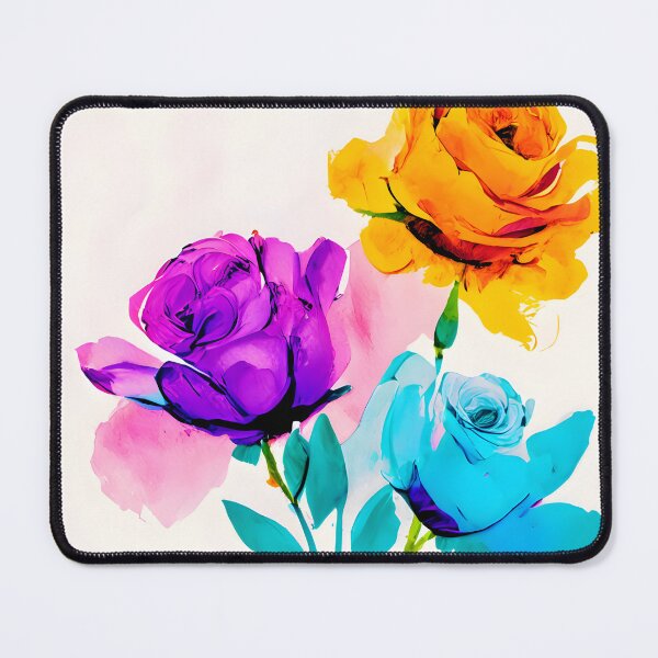 Item preview, Abstract Watercolor Flowers Maximalist – Roses Watercolor designed and sold by Lannanun.