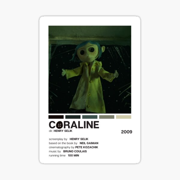 Artikel-Vorschau von Coraline (2009) Movie Poster, designt und verkauft von YellowishCat15.