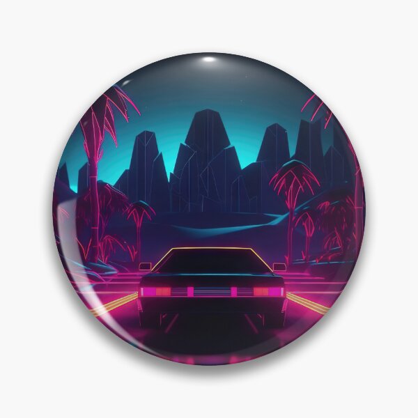 Item preview, Nightfall Neon: Journey of Electric Dreams designed and sold by Mullet Monkey.