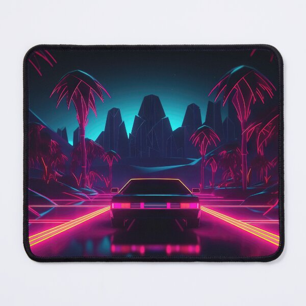 Item preview, Nightfall Neon: Journey of Electric Dreams designed and sold by Mullet Monkey.