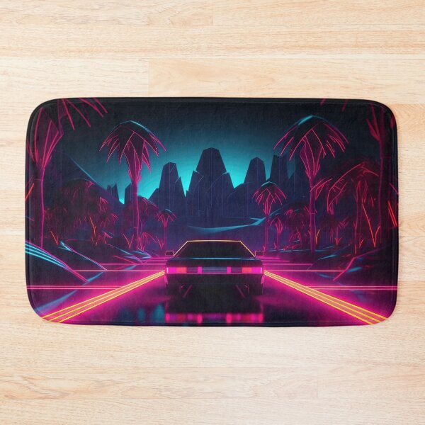 Item preview, Nightfall Neon: Journey of Electric Dreams designed and sold by Mullet Monkey.