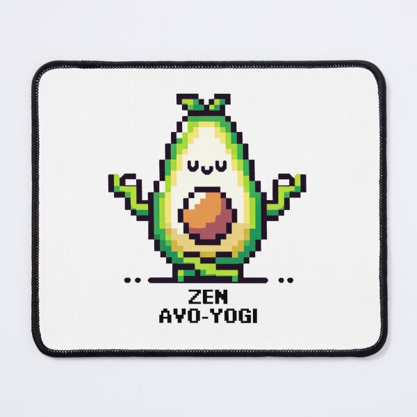 Item preview, Zen AvoYogi: Peaceful Avocado Yoga Pose designed and sold by PixelPunkster.