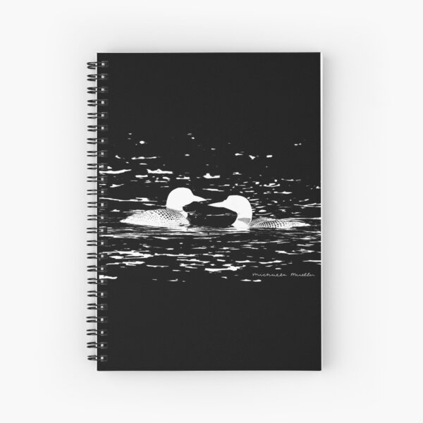 Vista previa del artículo con la obra «Gráfico de somorgujos (blanco)», diseñado y vendido por Michaela Mueller.