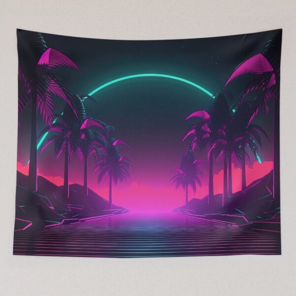 Item preview, Luminous Lane: Neon Dreams designed and sold by Mullet Monkey.