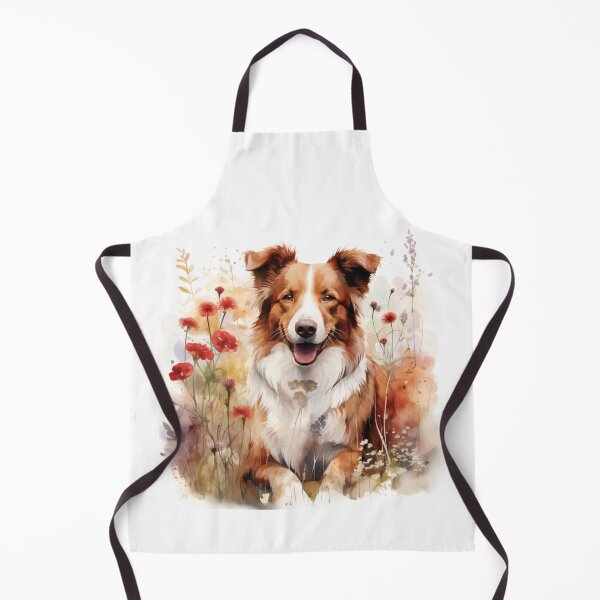 Item preview, Border Collie (ee-Red) Watercolor Artwork designed and sold by PhotoObjects.