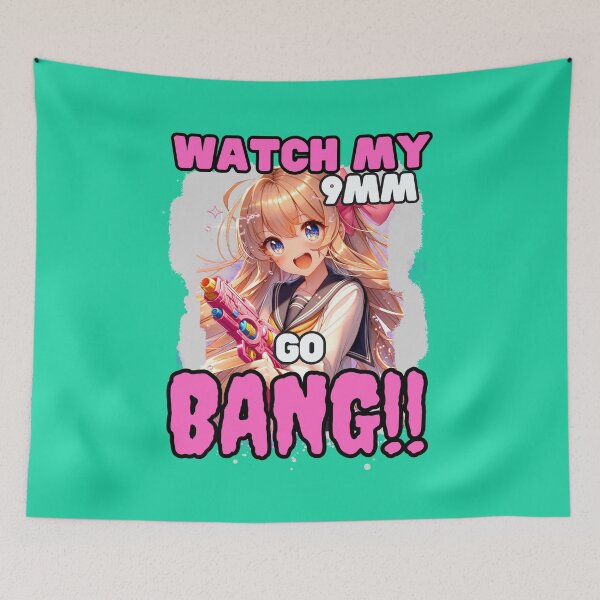 Item preview, Watch My Pink 9mm Go Bang! TikTok Viral Trend designed and sold by newhuman.
