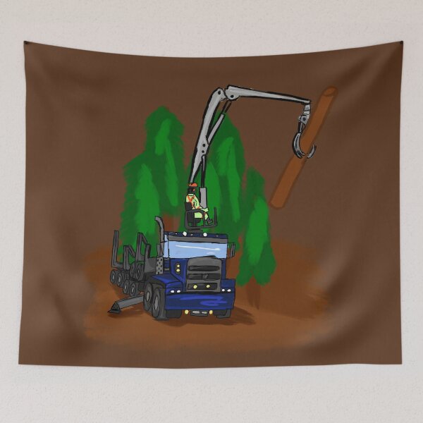 Item preview, West Coast Logging Truck designed and sold by Antoine Marineau Bélanger.