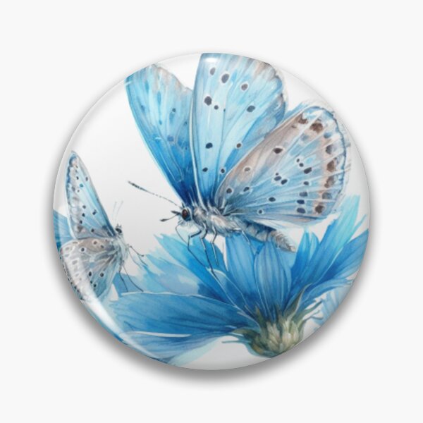 Item preview, HERMOSAS MARIPOSAS AZULES designed and sold by norachiang.