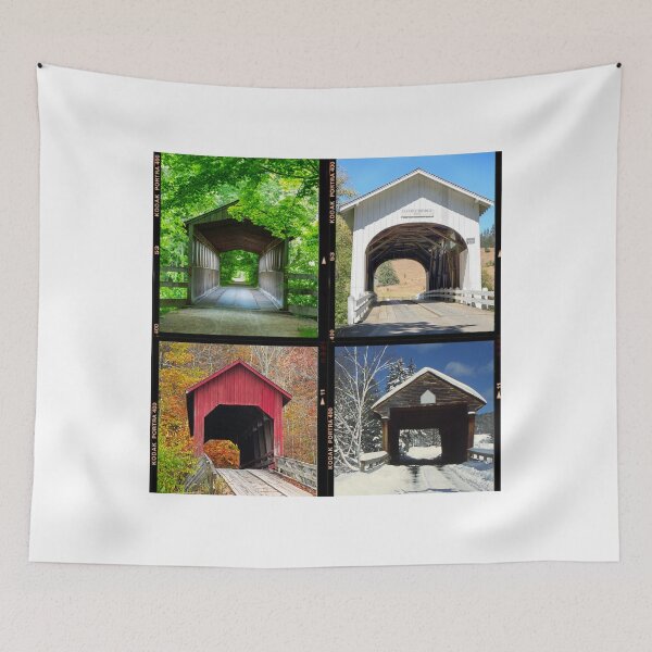 Item preview, Covered Bridge Seasons designed and sold by LoveGraceValor.