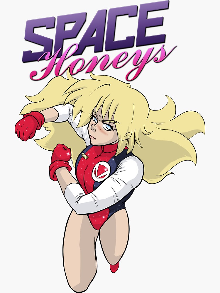 Thumbnail 3 of 3, Sticker, Space Honeys: Dasien Shirt designed and sold by Mister-Neil.