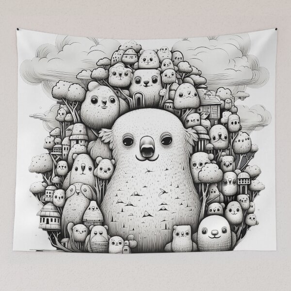 Item preview, Australian koala doodles designed and sold by cooeeman.