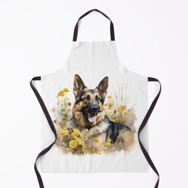 Item preview, German Shepherd Dog (aka Alsatian) Watercolor Artwork designed and sold by PhotoObjects.