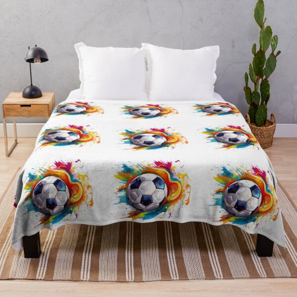Item preview, Cartoon Style Artistic Soccer Ball Painting Drawing Logo Sticker, wall arts, Art Prints and More designed and sold by Kevin Lou.