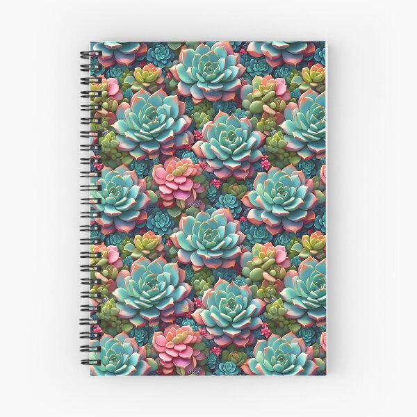 Aperçu de l'œuvre Modèle de plantes succulentes Kawaii créée et vendue par Patternliss.